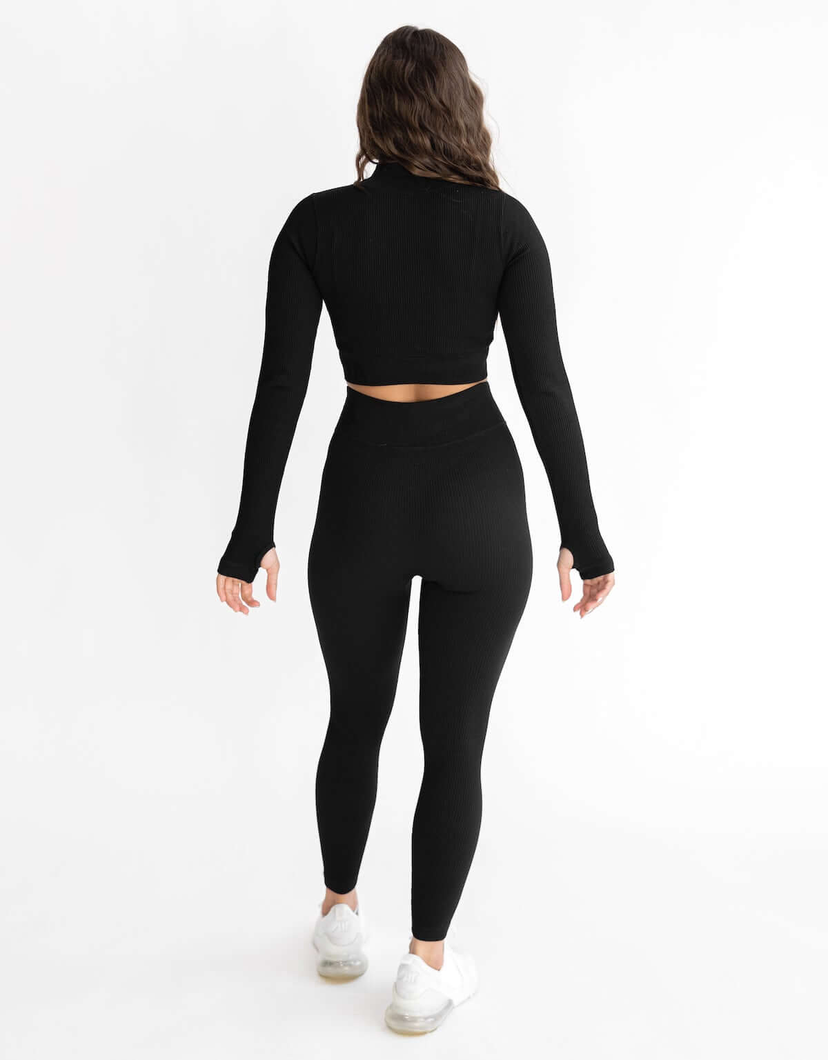 Astoria Seamless Ribbed Series Legging - Black