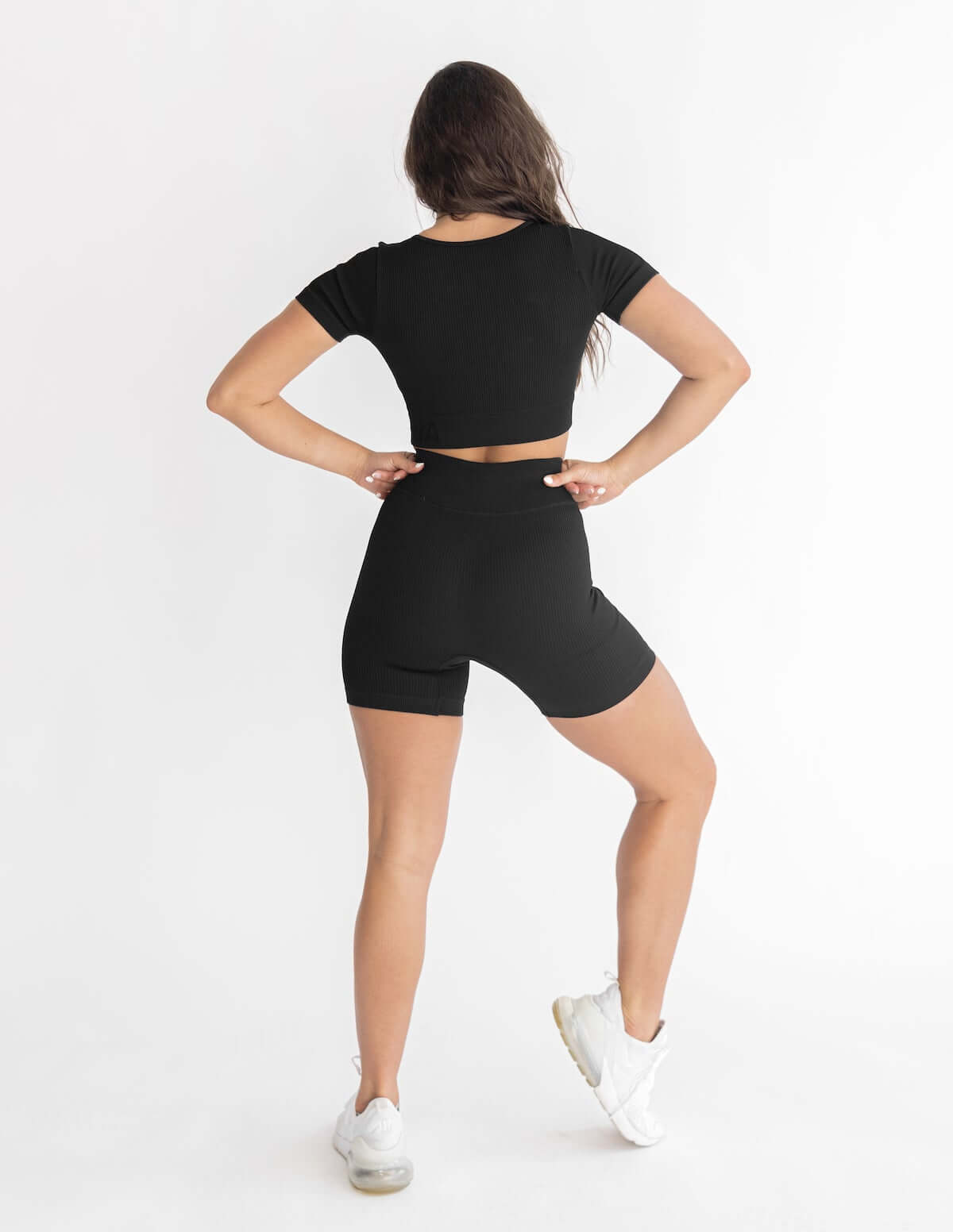 Astoria Seamless Ribbed Series Short - Black