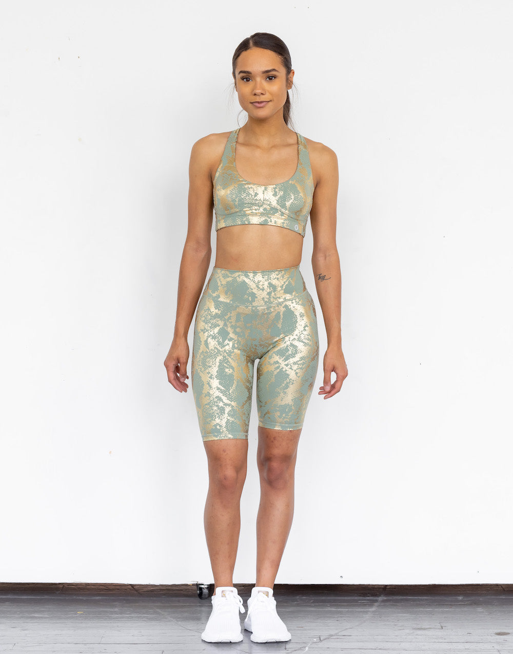 Astoria LUXE METALLIC Series Short - Taupe Green