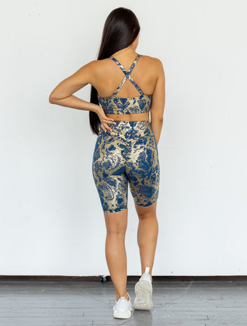 Astoria LUXE METALLIC Series Short - Navy/Gold
