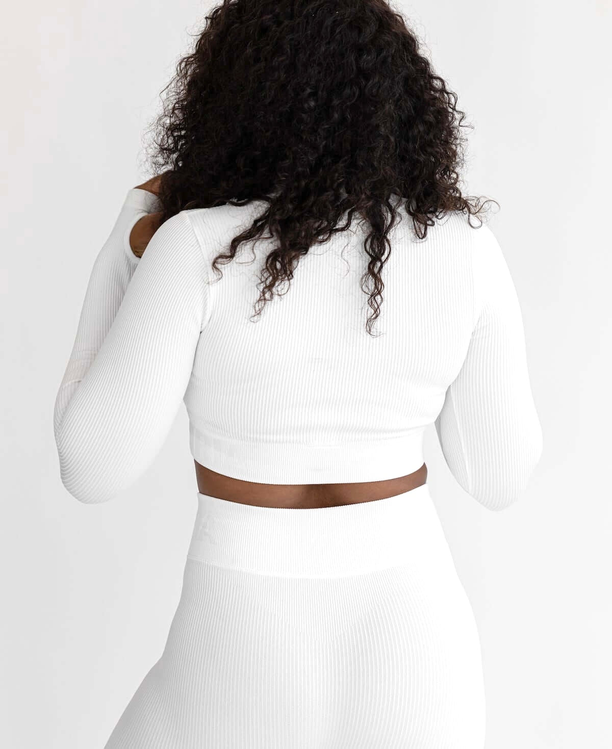 Astoria Seamless Ribbed Series Legging - White