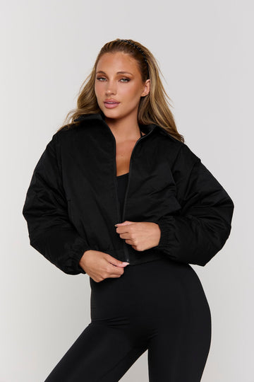 Astoria Bomber Jacket - Black
