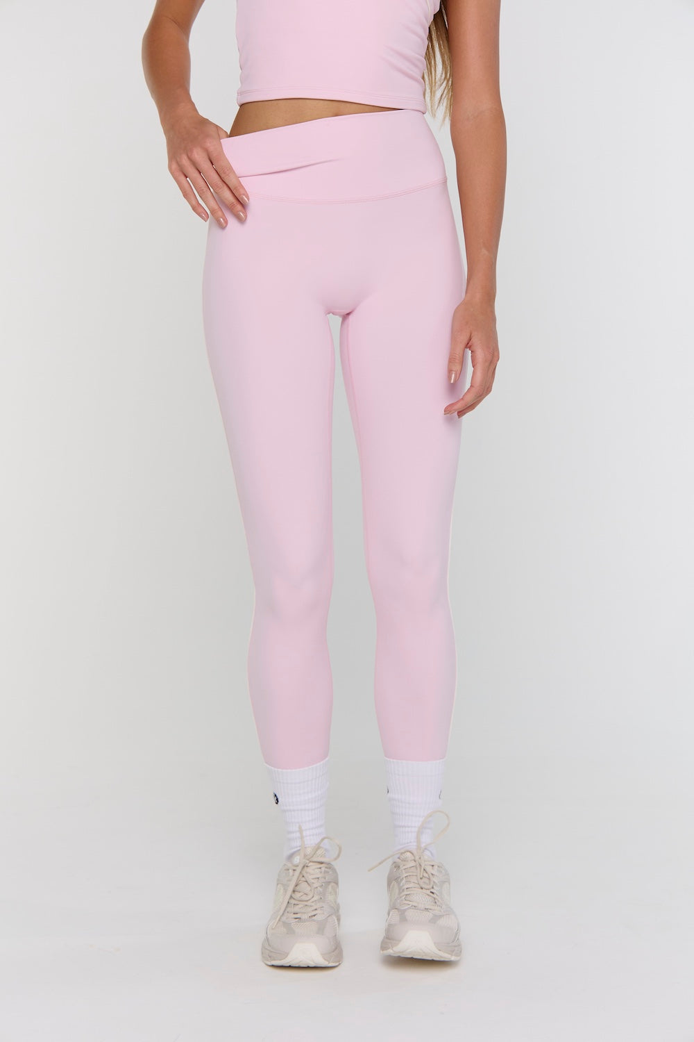 Astoria Airvíve Full Length Legging - Pink/Cream