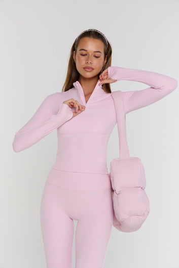 Puffer Tote Bag - Pink