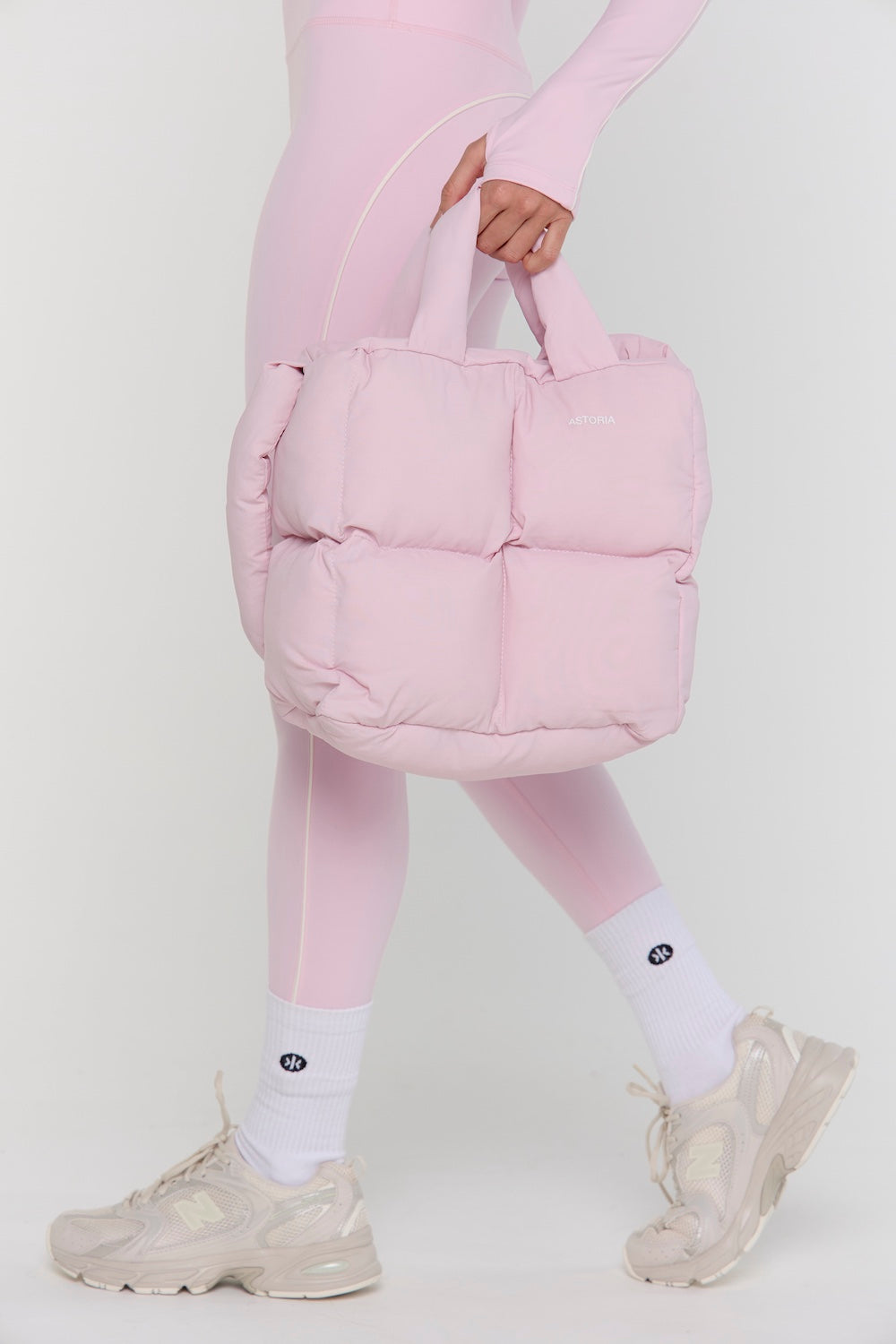 Puffer Tote Bag - Pink