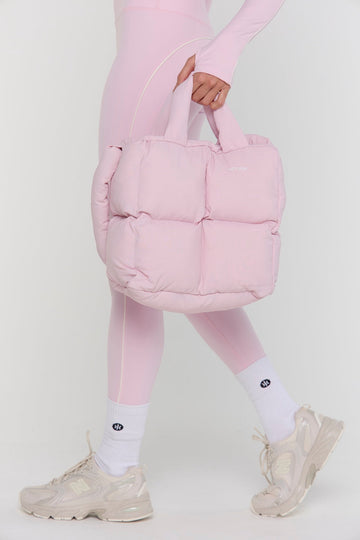 Puffer Tote Bag - Pink