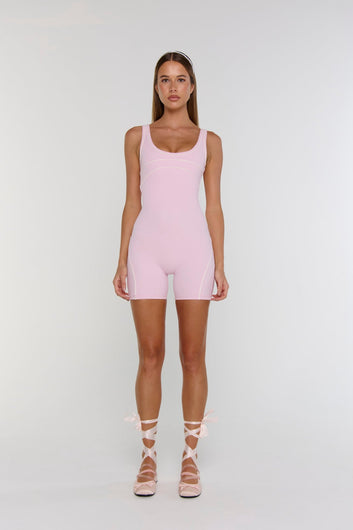 Astoria Airvíve Short Onesie - Pink/Cream