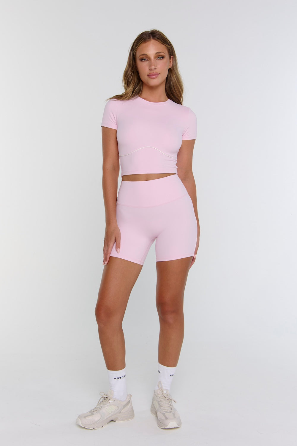 Astoria Airvíve Tee - Pink/Cream