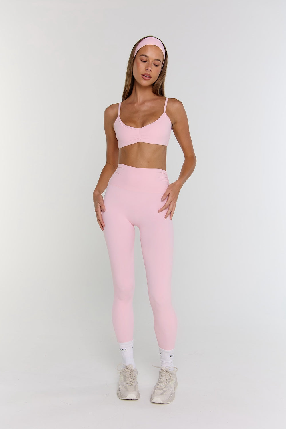 Astoria Airvíve Ruched Micro Sports Bra - Sweetheart Pink