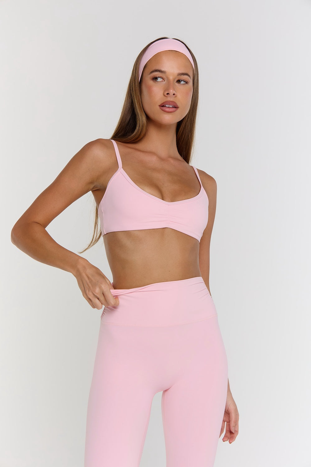 Astoria Airvíve Ruched Legging - Sweetheart Pink