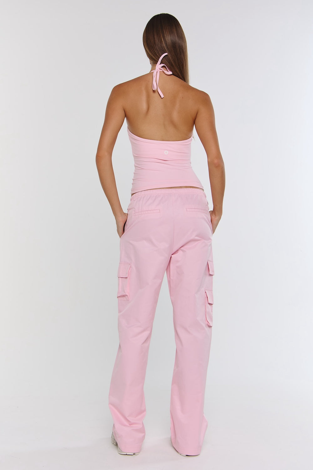 Astoria Airvíve Tie Halter Tank - Sweetheart Pink