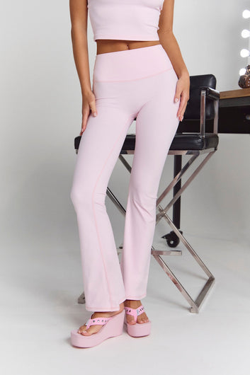 Astoria Airvíve Rhinestone Flare Legging - Angel Pink