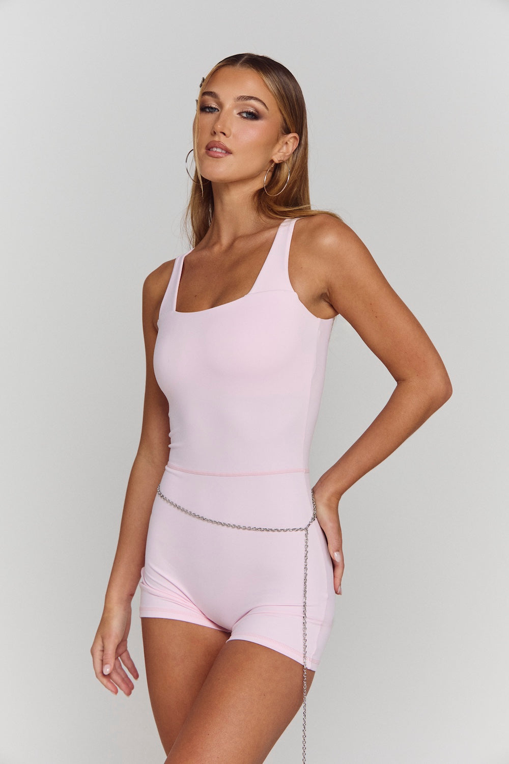 Astoria Airvíve Square Neck Micro Onesie - Angel Pink