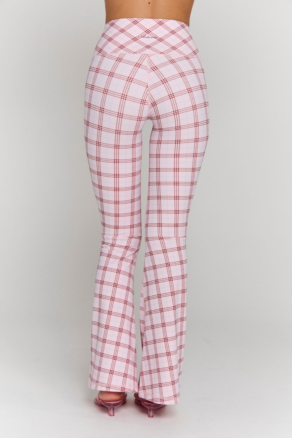 Astoria Airvíve Autograph Flare Legging - Princess Pink Plaid
