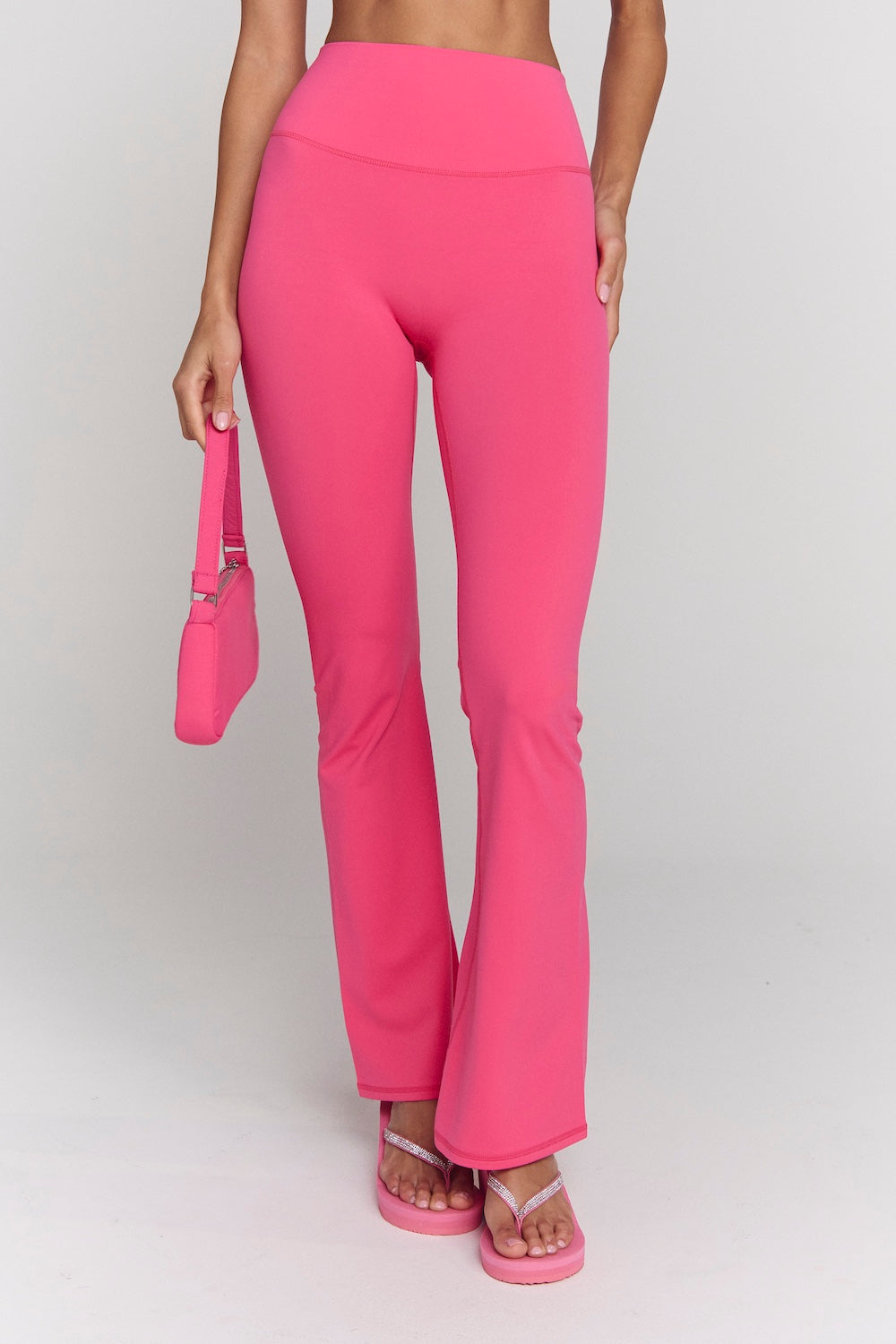 Astoria Airvíve Rhinestone Flare Legging - Popstar Pink
