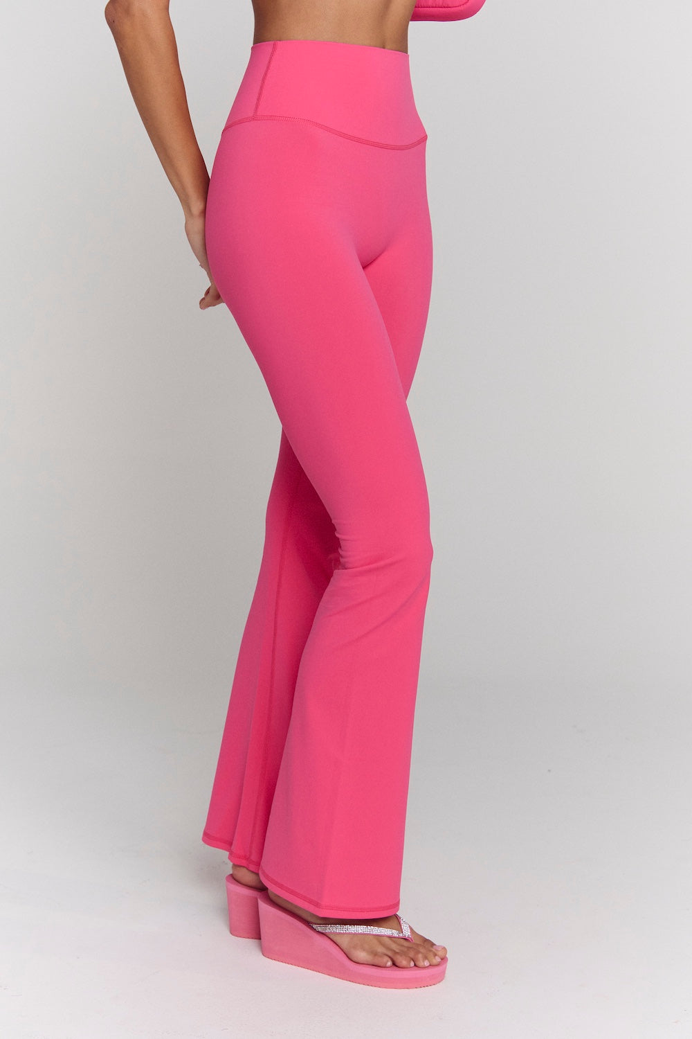 Astoria Airvíve Rhinestone Flare Legging - Popstar Pink