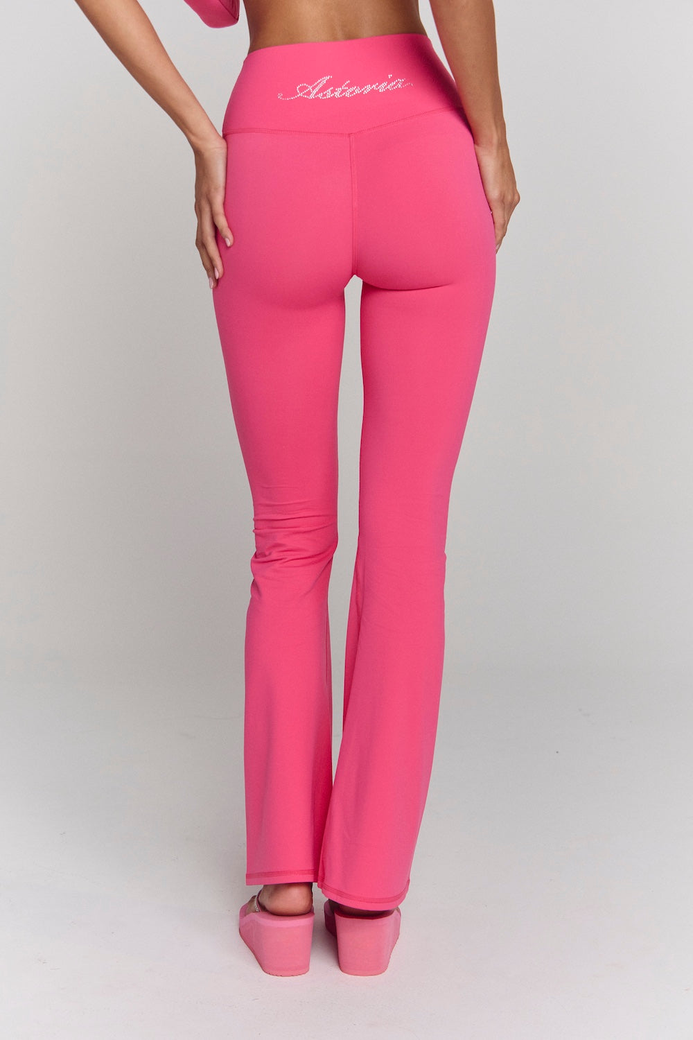 Astoria Airvíve Rhinestone Flare Legging - Popstar Pink