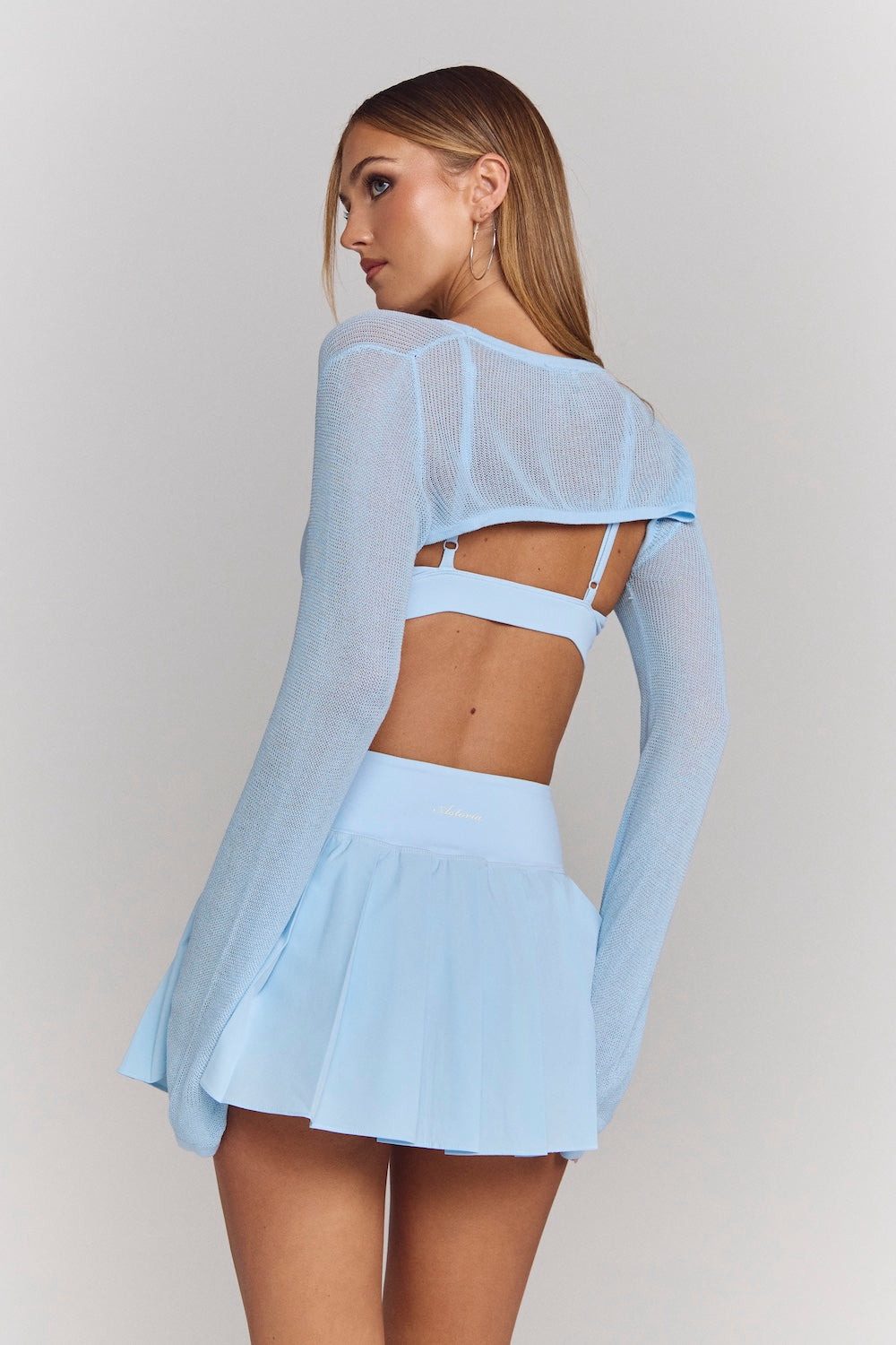 Astoria Airvíve Micro Pleated Skort - Laguna Blue