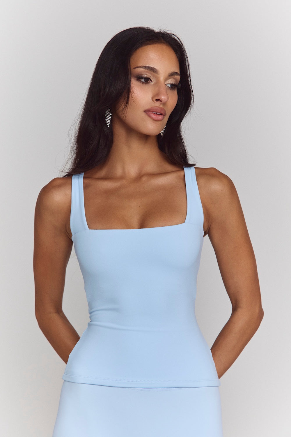 Astoria Airvíve Square Neck Tank - Laguna Blue