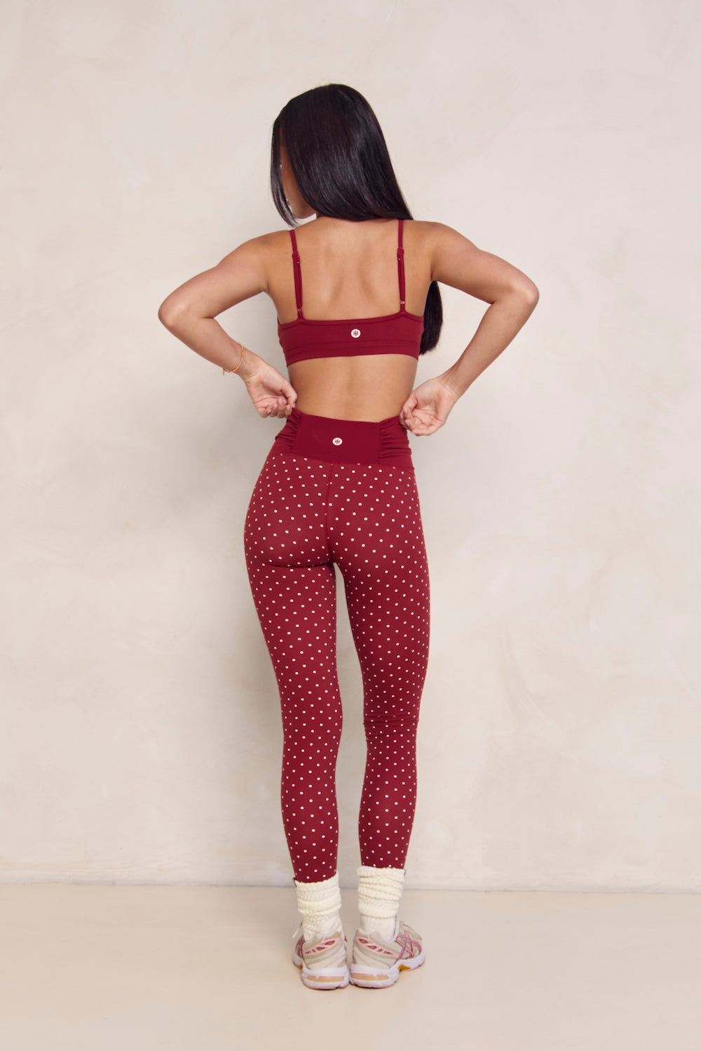 Astoria LUXE BALANCE Ruched Sports Bra - Merlot