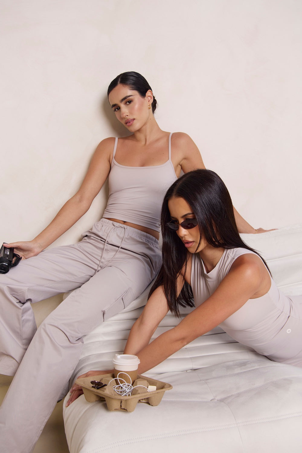 Astoria Airvíve Square Neck Cami - Ash Grey