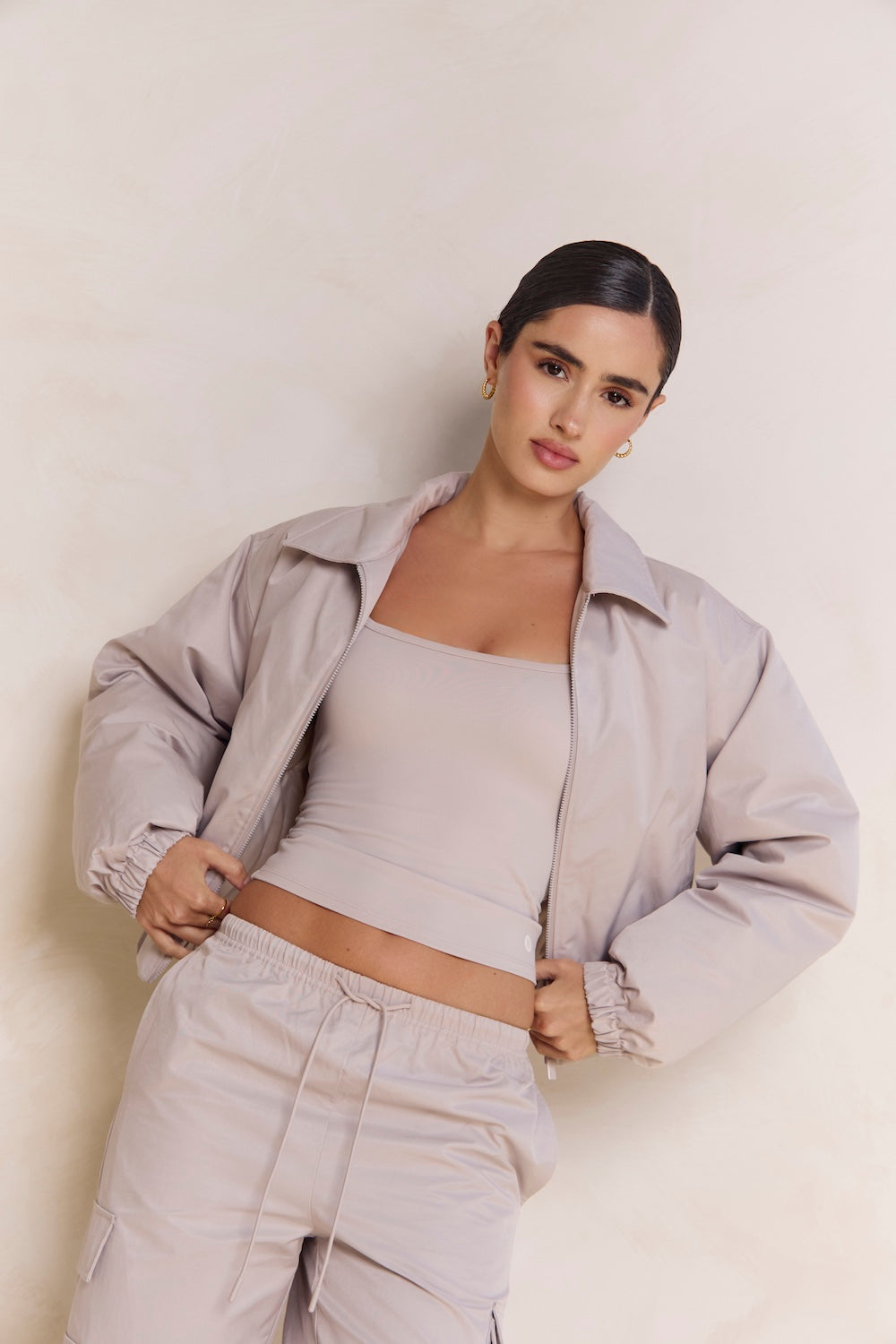 Astoria Airvíve Square Neck Cami - Ash Grey