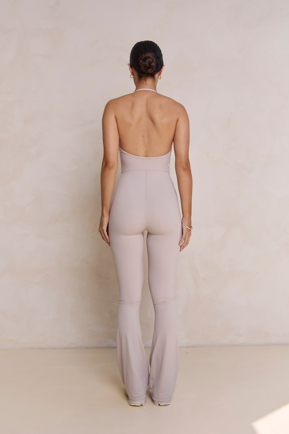 Astoria Airvíve Halter Flare Onesie - Ash Grey