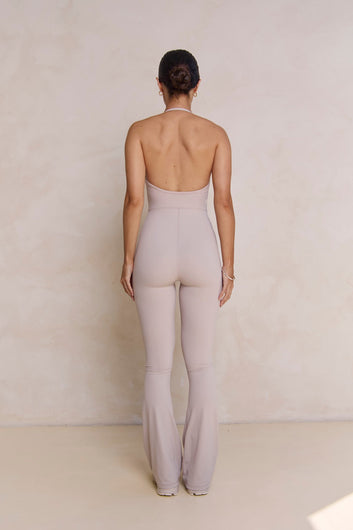 Astoria Airvíve Halter Flare Onesie - Ash Grey