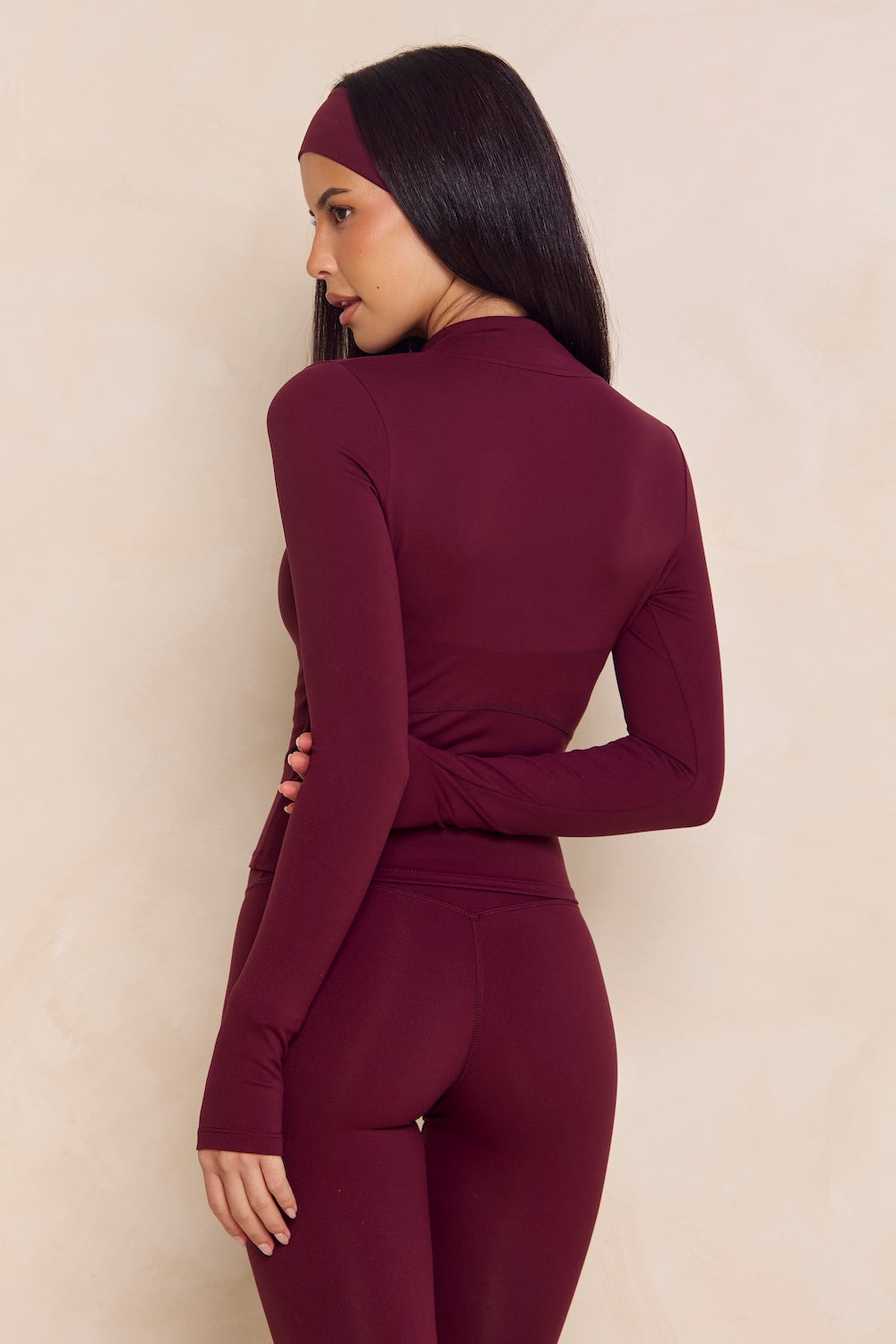Astoria Airvíve Zip Up Jacket - Burgundy