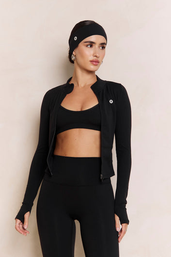 Astoria Airvíve Zip Up Jacket - Black