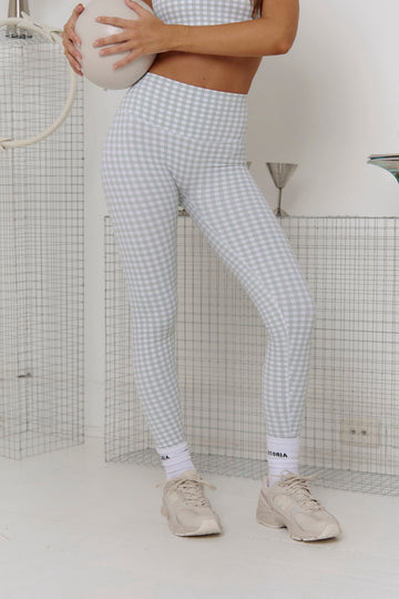 Astoria LUXE BALANCE Full Length Legging - Jade Gingham