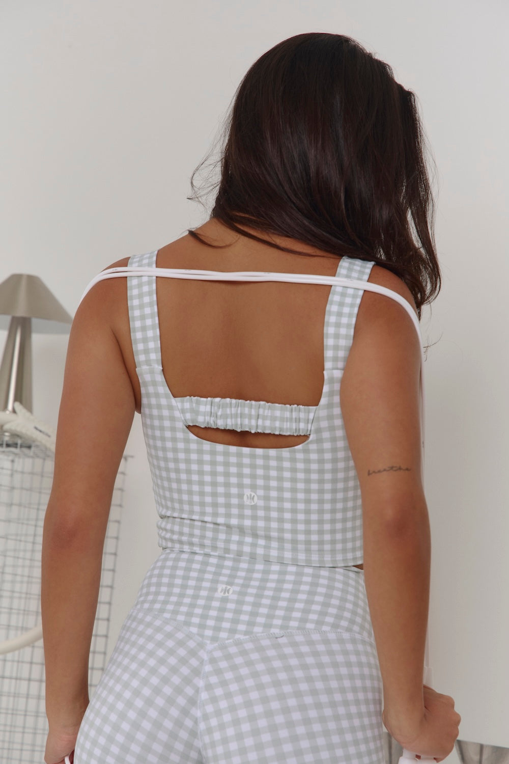 Astoria LUXE BALANCE Short - Jade Gingham