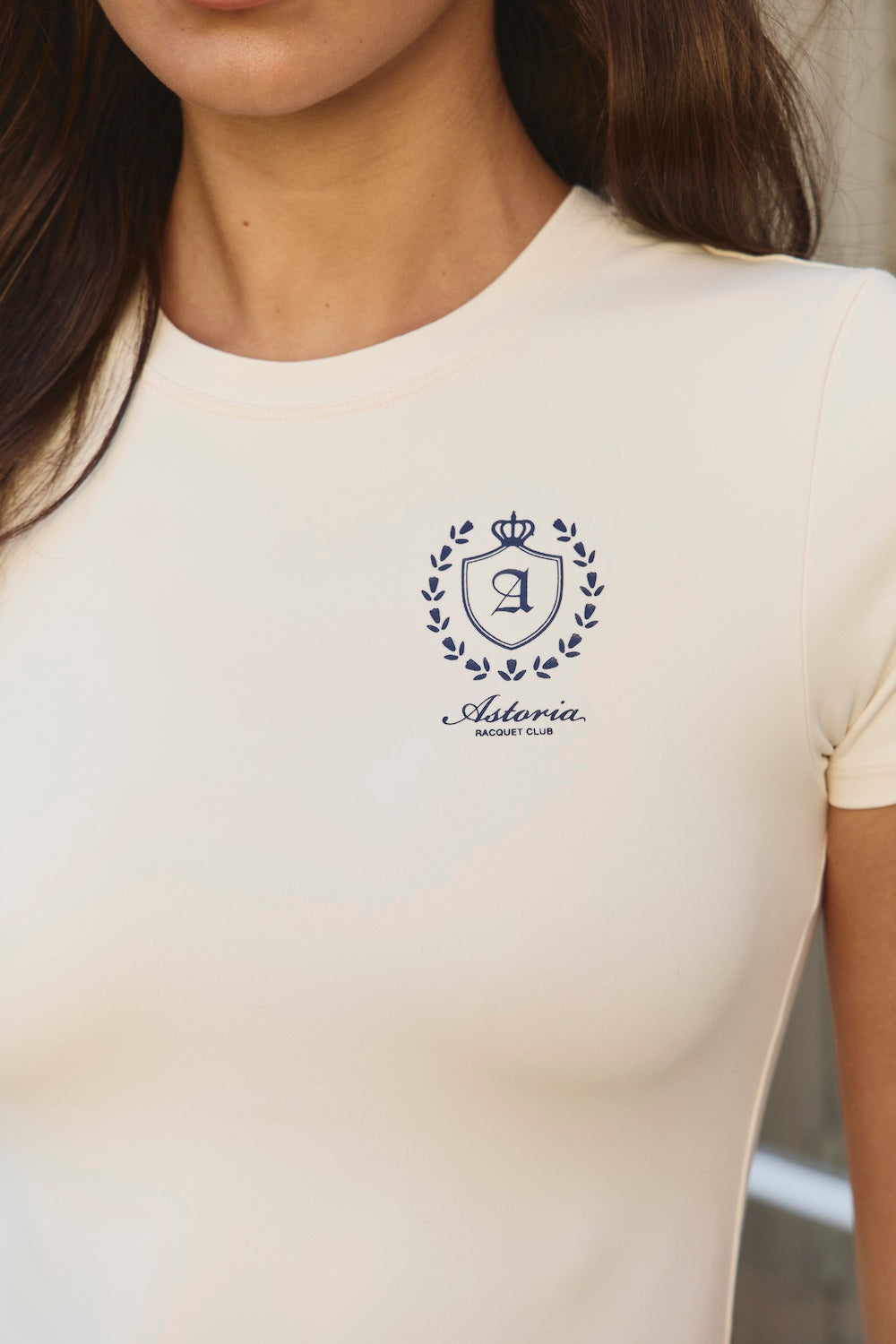 Astoria Airvíve Racquet Club Baby Tee - Cream