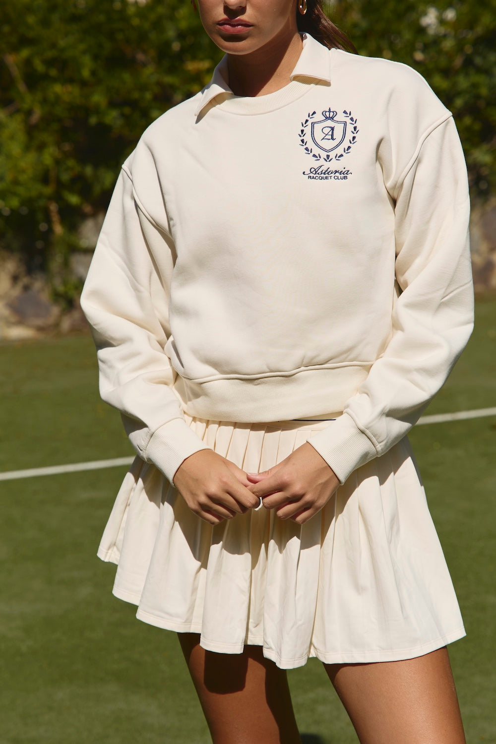 Astoria Airvíve Racquet Club Crewneck - Cream