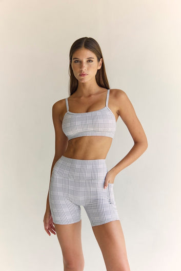 Astoria Airvíve Core Sports Bra - Grey Plaid