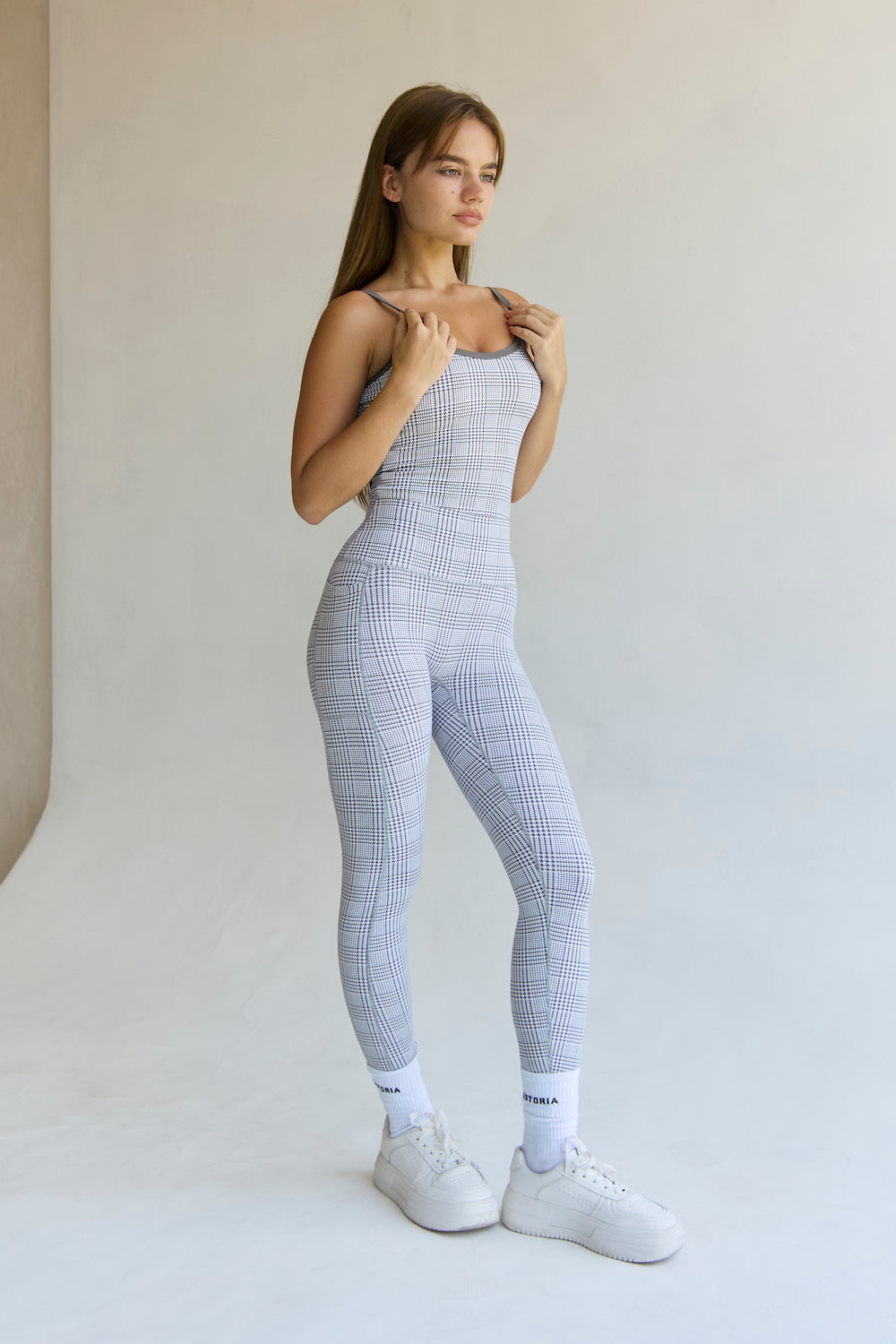 Astoria Airvíve Frame Sport Tank - Grey Plaid