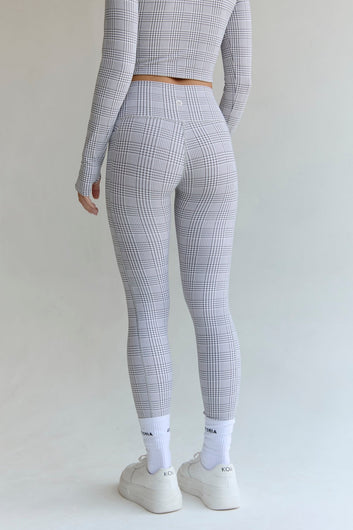 Astoria Airvíve Pocket Legging - Grey Plaid