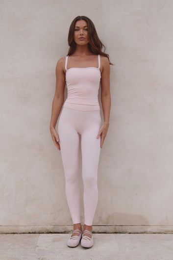 Astoria LUXE BALANCE Zip Legging - Petal Pink