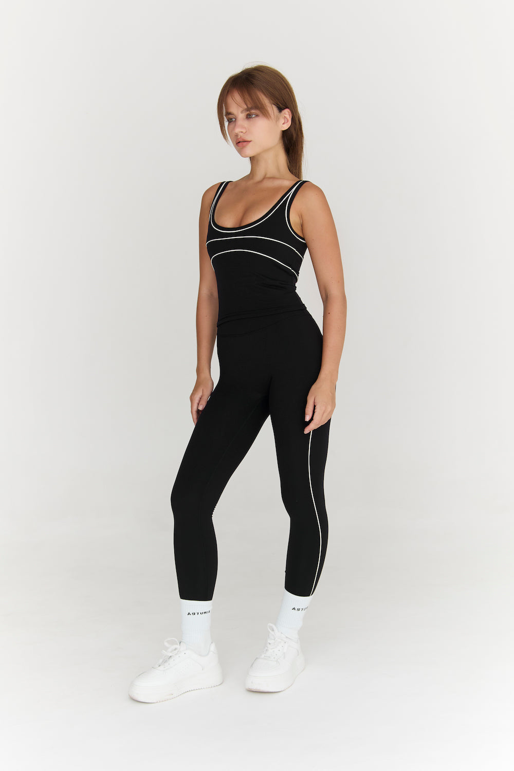 Astoria Airvíve Full Length Legging - Black/Cream