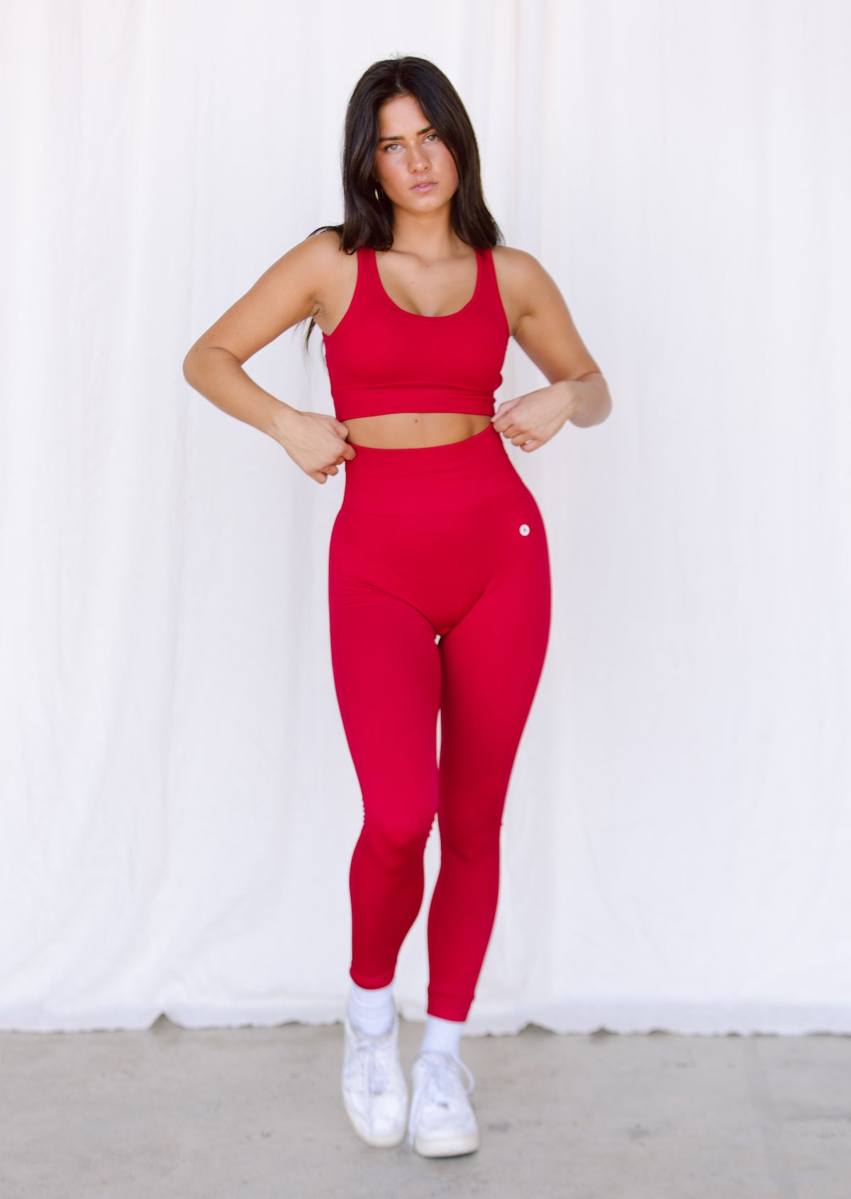 Astoria VELOCITY Seamless Sports Crop - Cherry